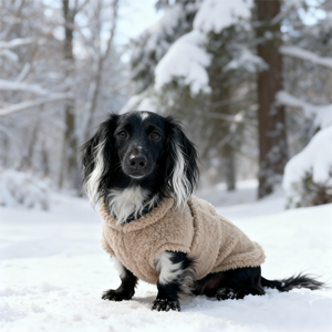 Abrigo de Invierno de Lujo para Perros, Impermeable, para Todas las Estaciones, para Perros Pequeños como <span class=keywords><strong>Basset</strong></span> <span class=keywords><strong>Hound</strong></span>, Viena, Dachshund Hamburger, de Algodón y Poliéster a Cuadros - Product Image 2