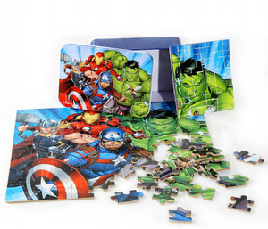 Rompecabezas de Cartón 100% Reciclable FSC, Fabricación de Rompecabezas de Papel de 100 Piezas, Personalización de Juguetes Educativos para el Aprendizaje Infantil - Product Image 1