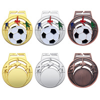 Médailles personnalisables Sports Marathon avec ruban Trophées en métal Médailles Plaques Premium Copper Awards