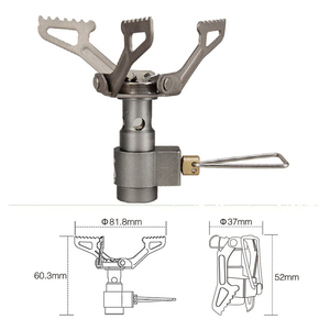 Offre Spéciale 25g ultra-léger Portable haute qualité <span class=keywords><strong>BRS</strong></span> alliage de titane pliant Camping en plein air Mini gaz randonnée <span class=keywords><strong>réchaud</strong></span> - Product Image 3