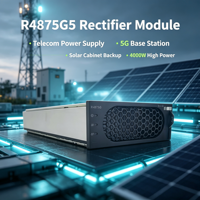 Module redresseur télécom R4875G1 48V 75A 4000W, haute efficacité 97%, alimentation 48V, module redresseur de communication R4875G5
