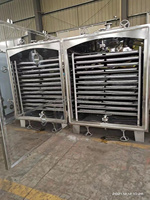 Cilindro de acero inoxidable de la serie YZG, horno secador de bandeja al vacío para alimentos, motor PLC certificado ISO para la industria de la construcción, secado de levadura