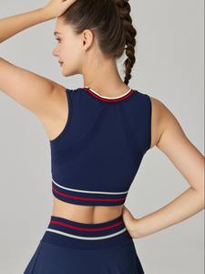 MAQVOB Fabrik EU US Größe Top-Qualität Großhandel Benutzerdefiniertes Logo Sportbekleidung Fitness Laufen Aktiv Golf Design Tennis Tops und Rock - Product Image 6