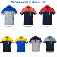 Ropa de Trabajo al por Mayor de Alta Calidad, Conjunto de Uniforme Duradero, Ropa de Trabajo de Diseño Personalizado, Chaqueta de Trabajo para Hombre con Manga Corta/Larga - MOQ Bajo
