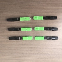 Conector Rápido de Fibra Óptica FTTH SC APC para Cable de Bajada FTTH, Conector de Terminación en Campo