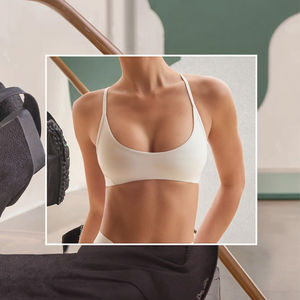 Soutien-gorge de sport à dos nageur à maintien élevé, bretelles croisées, extensible dans les quatre sens, respirant, léger, évacuant l'humidité, pour une utilisation active, yoga - Product Image 3