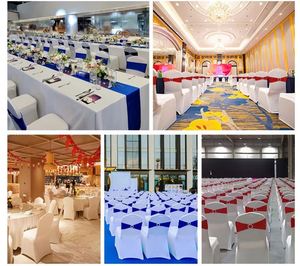 Fundas de Licra Blancas para Sillas de Banquete para Bodas, Eventos y Fiestas - Product Image 6