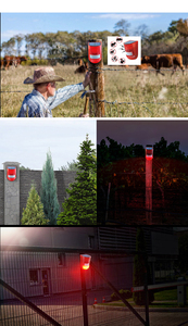<span class=keywords><strong>Luz</strong></span> Repelente de Animales Salvajes para Agricultura con <span class=keywords><strong>Sensor</strong></span> de <span class=keywords><strong>Movimiento</strong></span> y Alarma Solar para Exteriores, Diseño Impermeable IP55 - Product Image 3