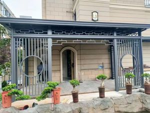 Pavillons de style chinois avec des toits de tuiles et des poutres en forme de grand mur, adaptés aux jardins et aux cours Pergola Gazebo - Product Image 4