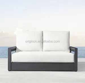 Patio mobili antico stile classico formato durevole antiruggine tubolare in alluminio divano