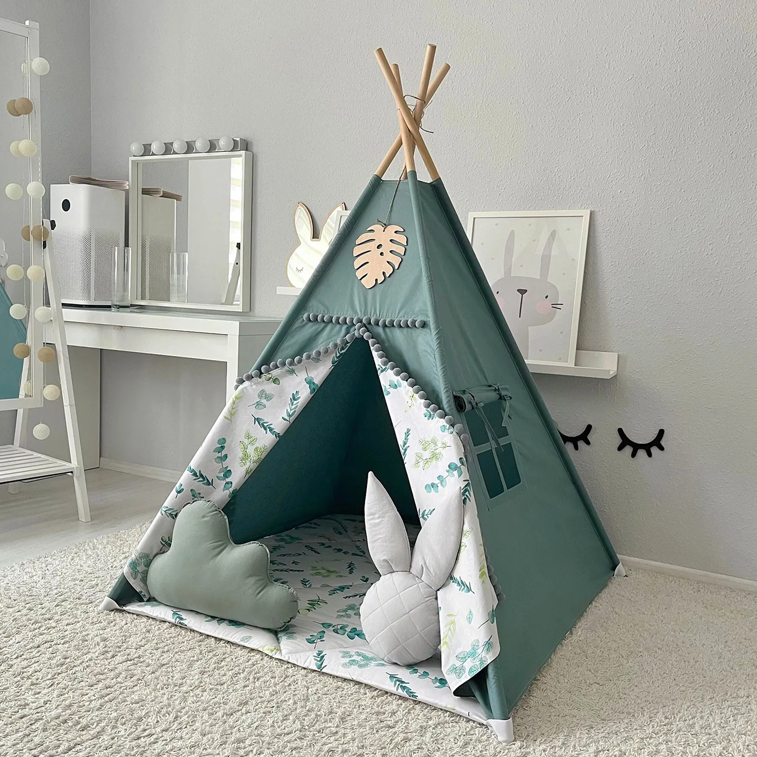 Indien Teepee neuer Stil Großhandel Luxusherstellung Camping Indoor Spielhaus für Kind