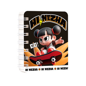 Little Zha A7 Spiral <b>Notebook</b> 80x100mm Cartoon Portable Student Diary <b>Mini</b> <b>Notebook</b> Double Coil Design - Product Image 3