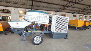 Hormigonera Móvil con Bomba Diesel, Mezclador de Hormigón de Carga Automática, 20m, 30, 40, 50 m3/h - Product Image 6