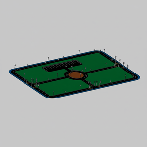 Parque de Tráfico Educativo para Niños, Material de Plástico y Madera para Jardín - Product Image 2