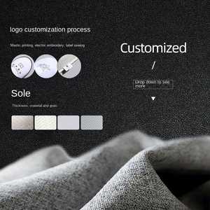 Chaussons jetables en non-tissé à bout ouvert pour hôtel, série spéciale Express, antidérapants, épaissis, demi-paire, pour séjour à domicile et voyage - Product Image 6