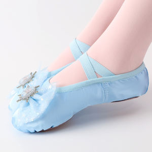 Zapatos de Baile con Diseño de Princesa para Niñas, Zapatos de Ballet con Suela de Piel de Vaca para Mujer, Zapatos de Danza China para Bebés, Zapatos con Diseño de Garra de Gato - Product Image 5