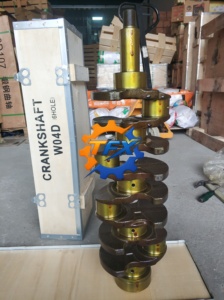 Pièces OEM HD307 SK100 SK120 SK135SR PC120-3 PC120-5 EX120 Pièces de moteur d'excavatrice W04D W04D-TI Vilebrequin - Product Image 3