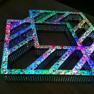 Tanda Lampu Led Huruf 3D Tipe Akrilik Populer untuk Toko
