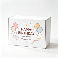 Boîte cadeau rose cacao pour anniversaire, commande en gros, échantillon gratuit, boîte rigide en carton personnalisée avec logo pour l'emballage de biscuits