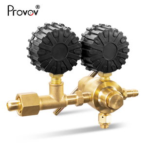 Prueba de aire acondicionado HVAC Pruebas de fugas de purga 0-6MPa 25MPa Regulador de gas nitrógeno de alta presión con manguera de refrigeración - Product Image 3