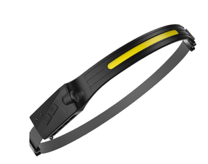 최고의 90도 회전 가능한 헤드 COB LED 헤드램프 방수 충전식 손전등 강력한 LED 헤드램프 - Product Image 1
