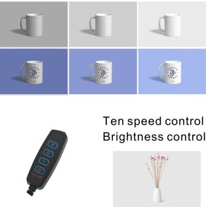 Tenda per Foto e Video <span class=keywords><strong>LED</strong></span> <span class=keywords><strong>Mini</strong></span> 80x80x80cm in Nylon con 2 Pannelli <span class=keywords><strong>LED</strong></span> da 60W - Product Image 4