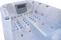 Bain à remous autoportant moderne en acrylique écologique avec contrôle Balboa pour 2 personnes