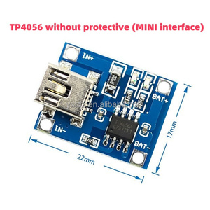 Módulo de Carga USB Tipo-C TOPCUS TP4056 1A 2 en 1 con Placa de Protección para Cargador de Batería de Litio 18650 - Product Image 4