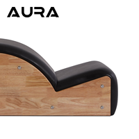 Baril de Pilates en chêne naturel durable et réglable avec logo personnalisé OEM, pour la correction de la posture corporelle et de la colonne vertébrale, idéal pour les studios de Pilates.