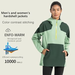 Xsunwing unisexe femmes mode extérieur imperméable coupe-vent à capuche veste de pluie chaud Hardshell vestes avec poches WDQ056 - Product Image 4