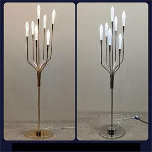 Basit narin düğün galvanik ışık yol kurşun inci düğün salonu dekorasyon sahne düğün olay - Product Image 4