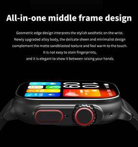 Thẻ SIM 4G Đồng hồ thông minh hình vuông Dây đeo bằng da Theo dõi giấc ngủ SOS Chăm sóc từ xa cho gia đình Nhà cung cấp B2B - Product Image 5