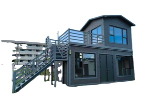 Boutique mobile personnalisée, bar pop-up, mini-maison, salle de bain et cuisine modulaires préfabriquées, maisons de luxe avec terrasse sur le toit et <span class=keywords><strong>garage</strong></span> - Product Image 1
