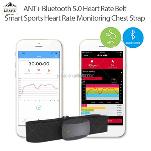 Nhà Máy Giá thấp bán buôn không thấm nước và Sweatproof Bluetooth 5.0 ANT + Heart Rate ngực Strap Heart Rate Monitor vành đai - Product Image 4