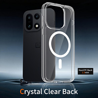 Pour Oneplus 15 13 15R 1+ ACE6 6T FLEXAIR HYBRID pour ONEPLUS15 Aimant N52 MagFit Coque HQ Transparente Anti-jaunissement