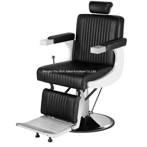 Silla de peluquero Takara Belmont clásica para silla de estilista de barbería Silla de peluquero reclinable hidráulica negra - Product Image 2