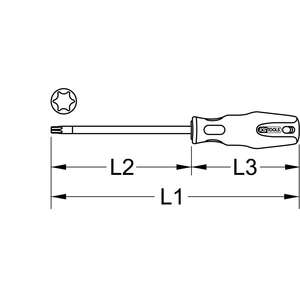 HERRAMIENTAS KS ERGOTORQUEplus®Destornillador para tornillos Torx-Plus, IP30 - Product Image 3