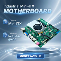 Carte mère ITX Intel Core Ultra 14e génération avec processeur intégré DDR5 96 Go double canal, quatre écrans, RS232, RS485