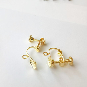 Pince à oreille suspendue réglable pour femmes, convertisseurs à ressort de perceuse, boucles d'oreilles à clipser à vis arrière, pas de goujon à la mode - Product Image 3