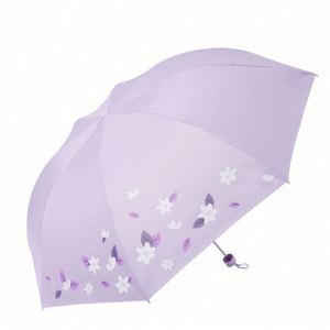 Design Portable Mini <b>Umbrella</b> 5 Folding Pocket Size Flat Handle <b>Umbrella</b> Anti Uv Protection Compact Small <b>Umbrella</b> for Rain - Product Image 6