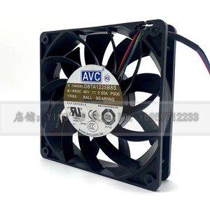 พัดลมระบายความร้อนแบบแกน AvC ขนาด 120 มม. 48V 0.50A แบบลูกปืน ติดตั้งในท่อ สำหรับใช้งานในอุตสาหกรรม - Product Image 2