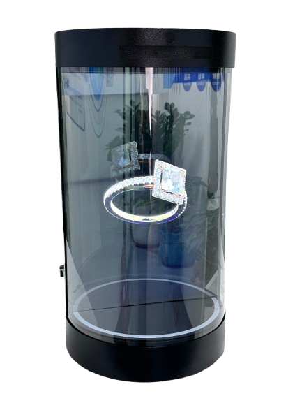 21.5" Transparent LCD Screen 3D Hologram Display AI Interactive Advertising Screen Showcase High Brightness Projector