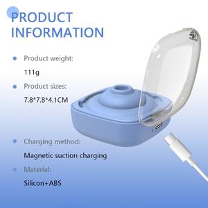 Bestmoon女性用充電式磁気セックス玩具ポータブルセクシー乳首クリトリス吸引パッティングバイブレーター - Product Image 5