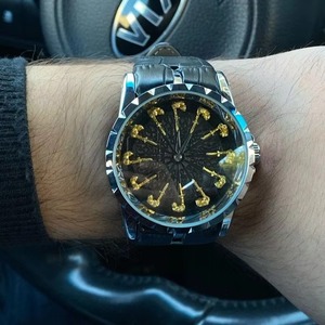 Reloj de Hombre Personalizado a Prueba de Agua, Envío Directo, Reloj de Cuero Genuino de Alta Calidad y Lujo - Product Image 2