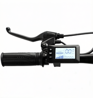 Vélo électrique pliant léger de 26 pouces pour la ville, 7 vitesses, moteur sans balais, batterie lithium 48V8Ah, pneus larges, freins à disque doubles, alliage d'aluminium