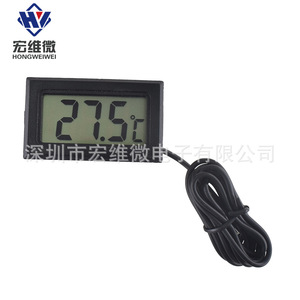 Termómetro Digital Micro para Acuario Hongwei, 27.5°C, Medidor de Temperatura para Reptiles con Cable para Uso Acuático - Product Image 1