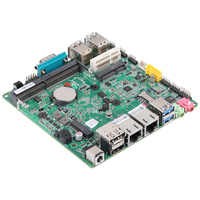 Qotom J4105 J4125 X86 Mini PC ITX Motherboard Industri Dengan 4 RS232 COM 2 LAN 6 USB 3 Port Layar