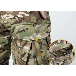Pantaloni da Lavoro in Puro Cotone Mimetico Personalizzati per Uniformi da Allenamento Maschili, Campeggio e Uso da Istruttore - Product Image 3
