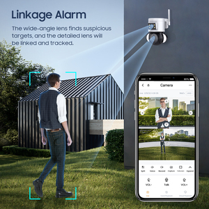 LCLCTEK Camera IP Đèn Pha Ống Kính Kép WIFI 4MP Camera CCTV An Ninh Không Dây Gia Đình Thông Minh Nhiều Ống Kính - Product Image 5