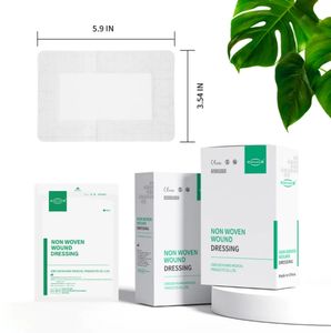 9x15cm Pembalut Luka Steril Medis Perekat, Bantalan Penyerap, Kain Non Woven untuk Perawatan Luka di Rumah Sakit - Product Image 6